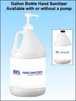 Gallon Bottle Hand Sanitizer